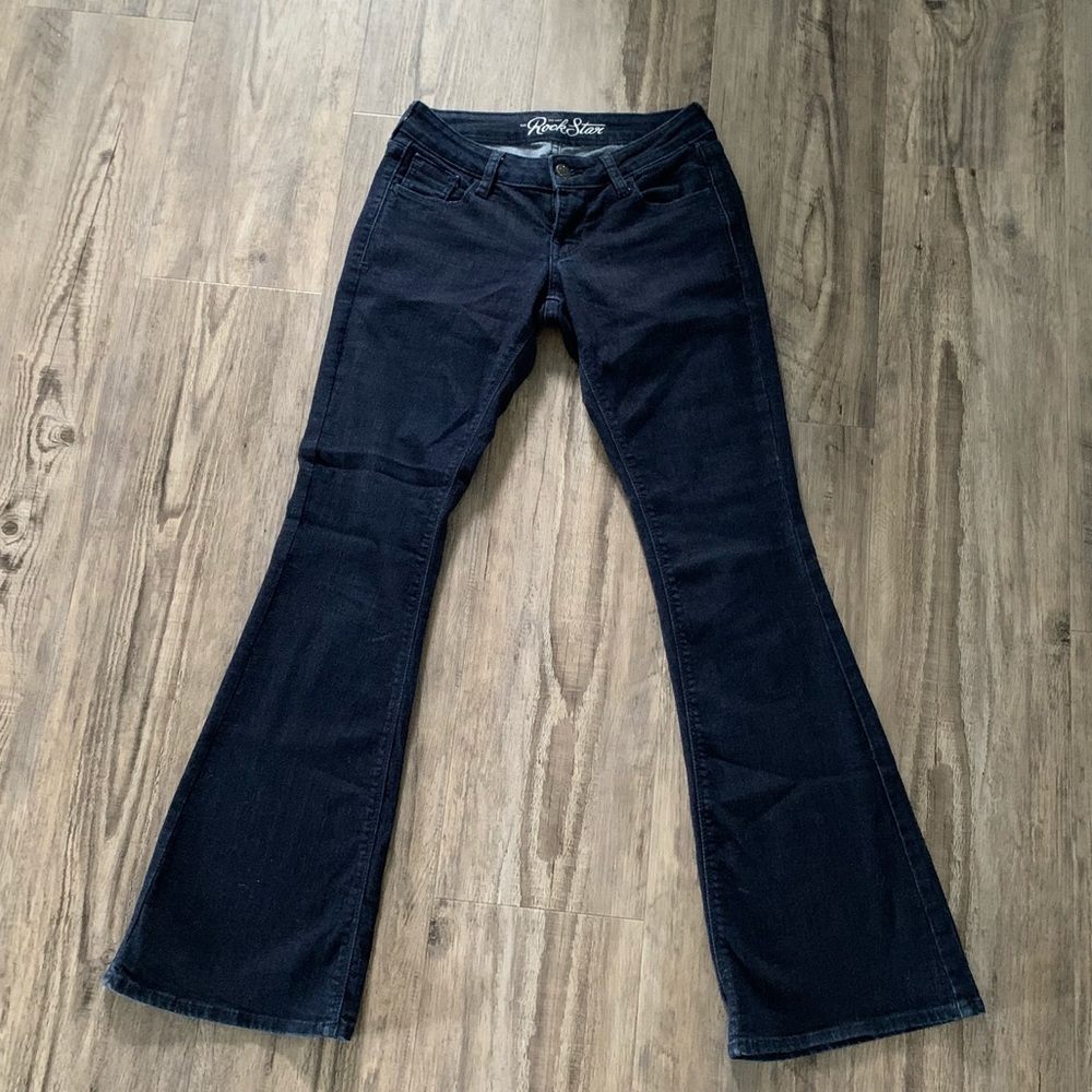 Old Navy Rockstar Flare Blue Jeans
